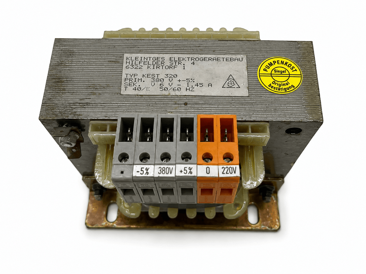 Kleintges KEST 320 Transformer – 320 VA – 380/220 V   T11/39