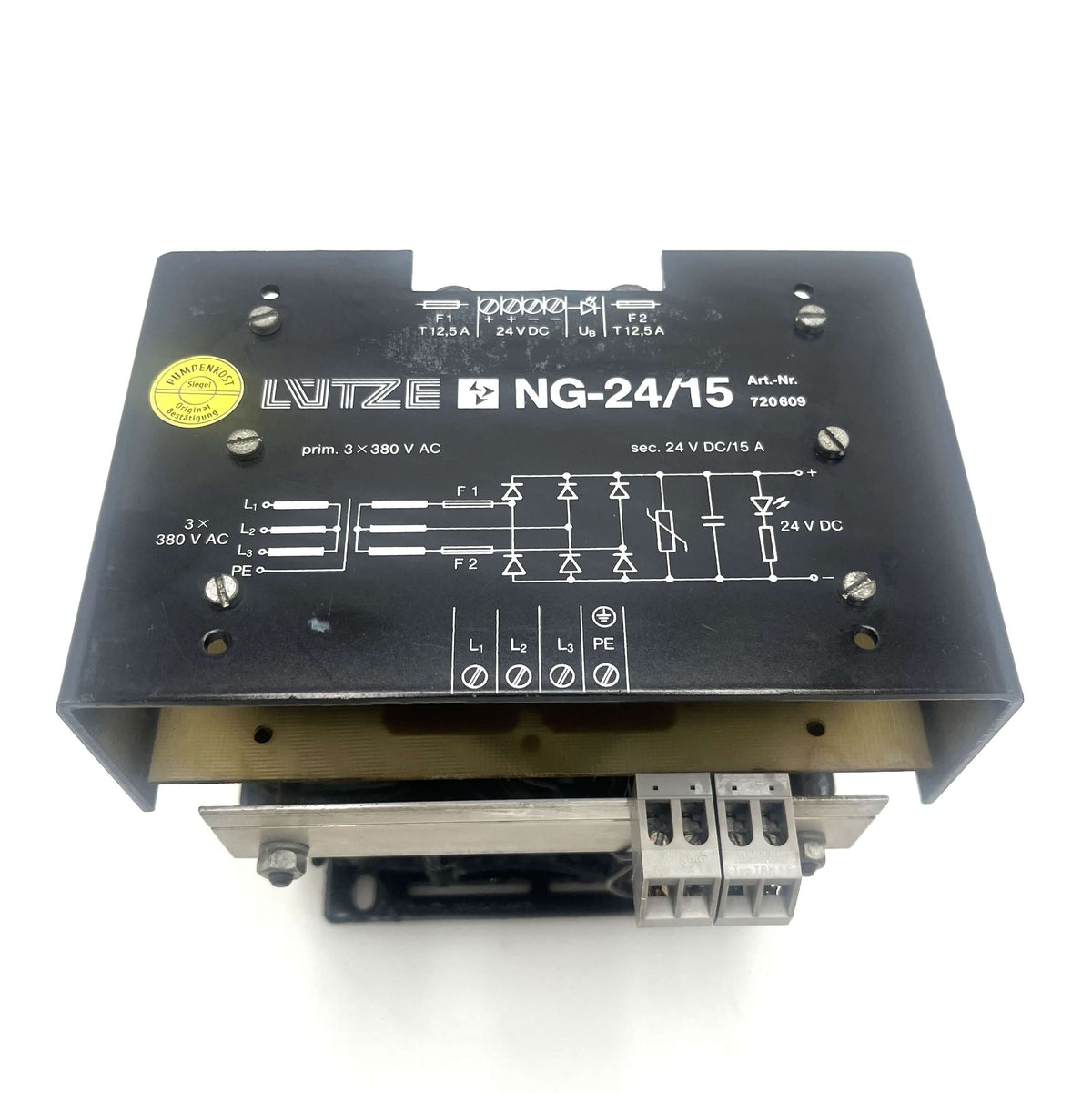 Lütze NG 24/15 Three-phase power supply unit – 3×380 V AC to 24 V DC – 15 A T9/443