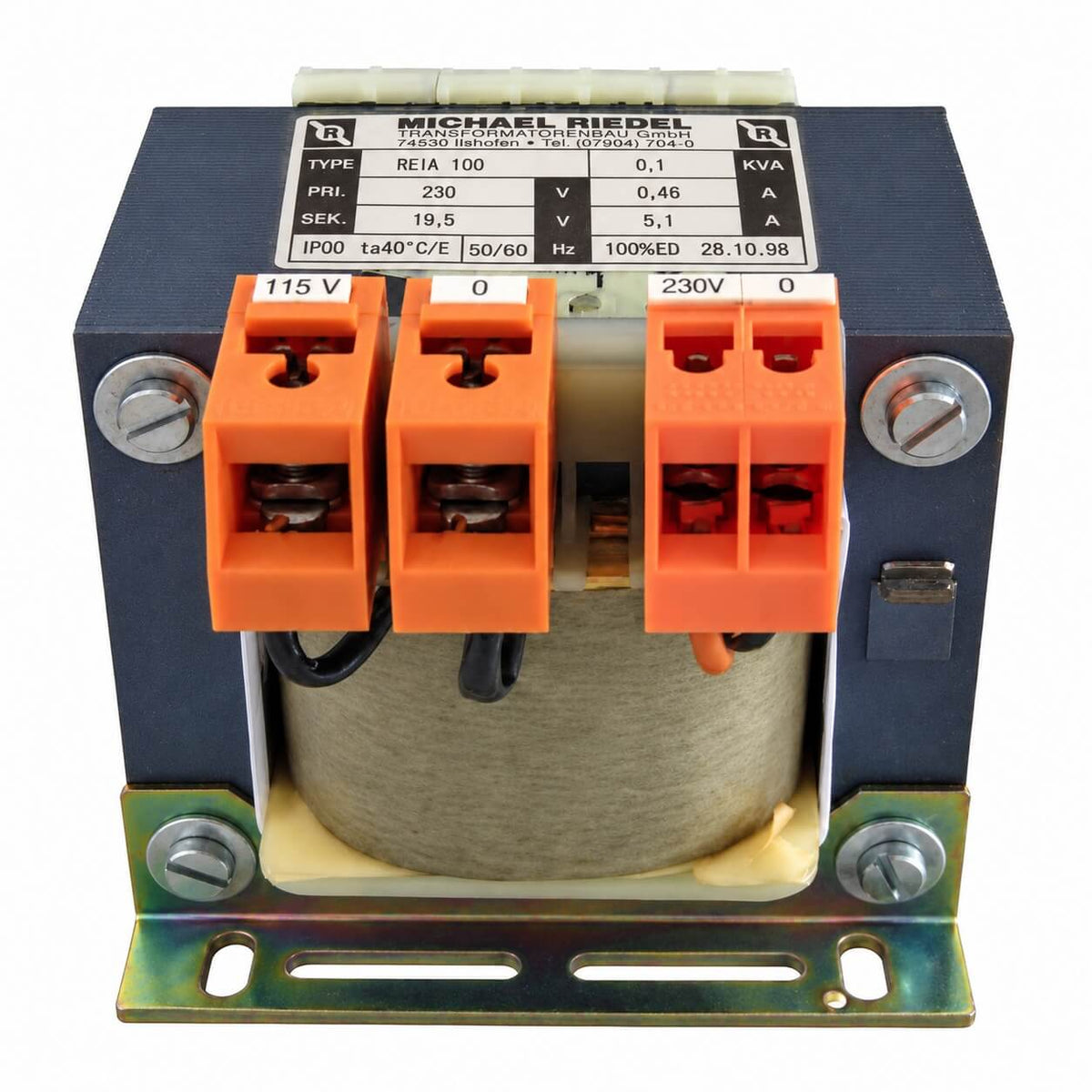 Riedel REIA 100 Transformator – 230 V auf 19,5 V – 100 VA  T9/392