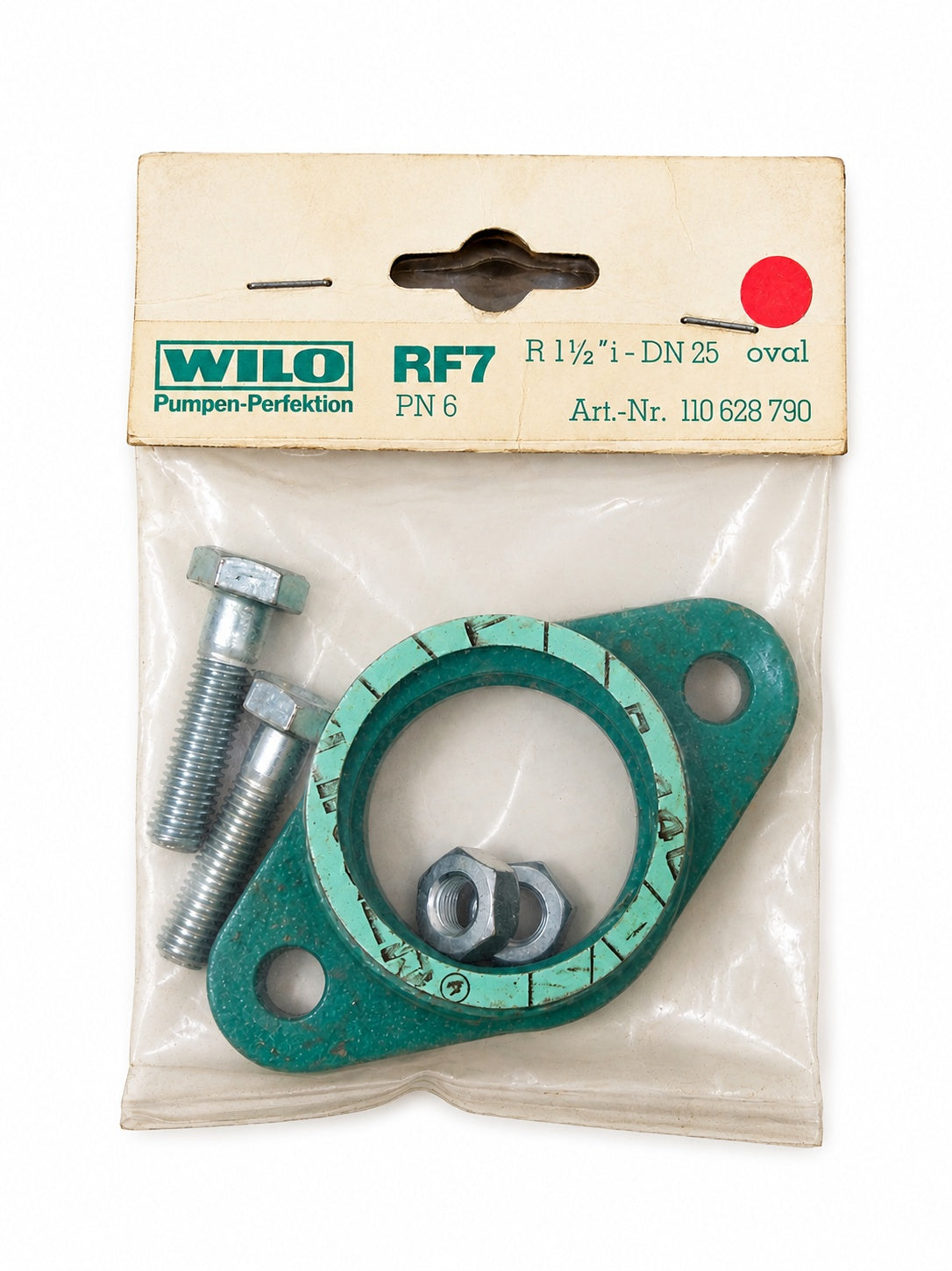 Wilo Flange Ring RF7 R 1½″ – DN 25 – PN 6 – oval – 110628790 S15/119