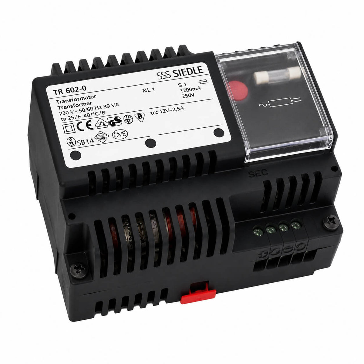 Siedle Transformator TR 602-0 – 230 V – 39 VA – Klingeltrafo