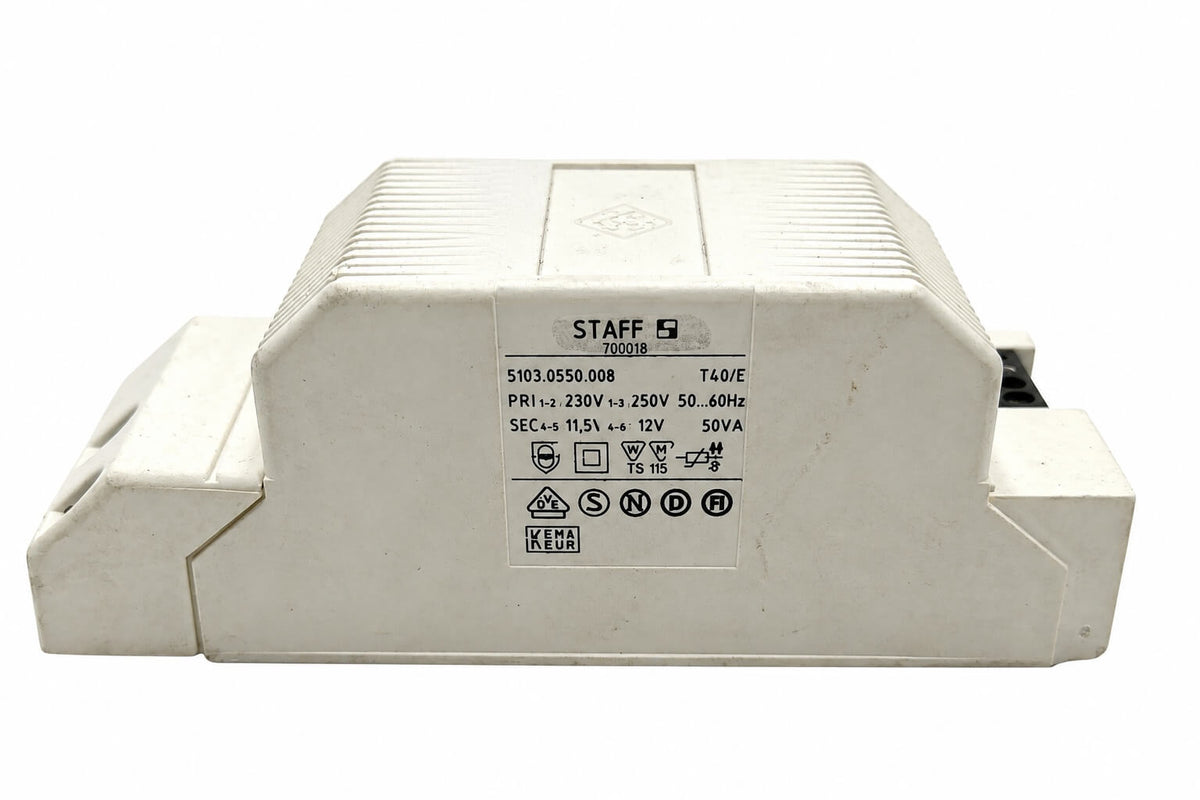 Staff 700018 Halogentrafo – 230–250 V auf 11,5/12 V – 50 VA