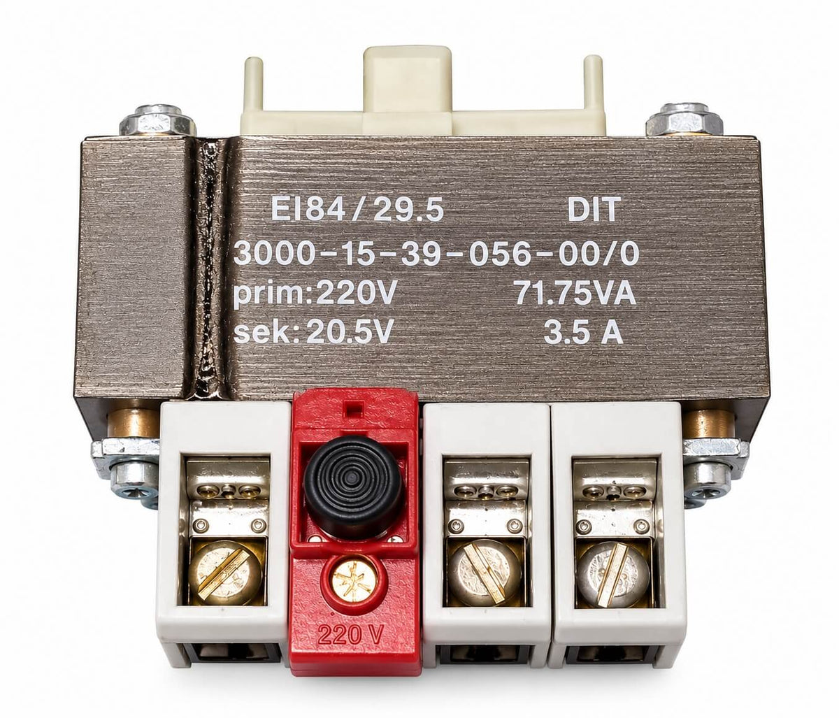 Industrial control transformer – 220 V to 20.5 V – 71.75 VA transformer