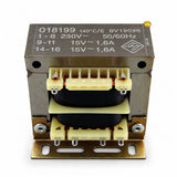Transformer 018199 – 230 V to 2 × 15 V – 48 VA – as new