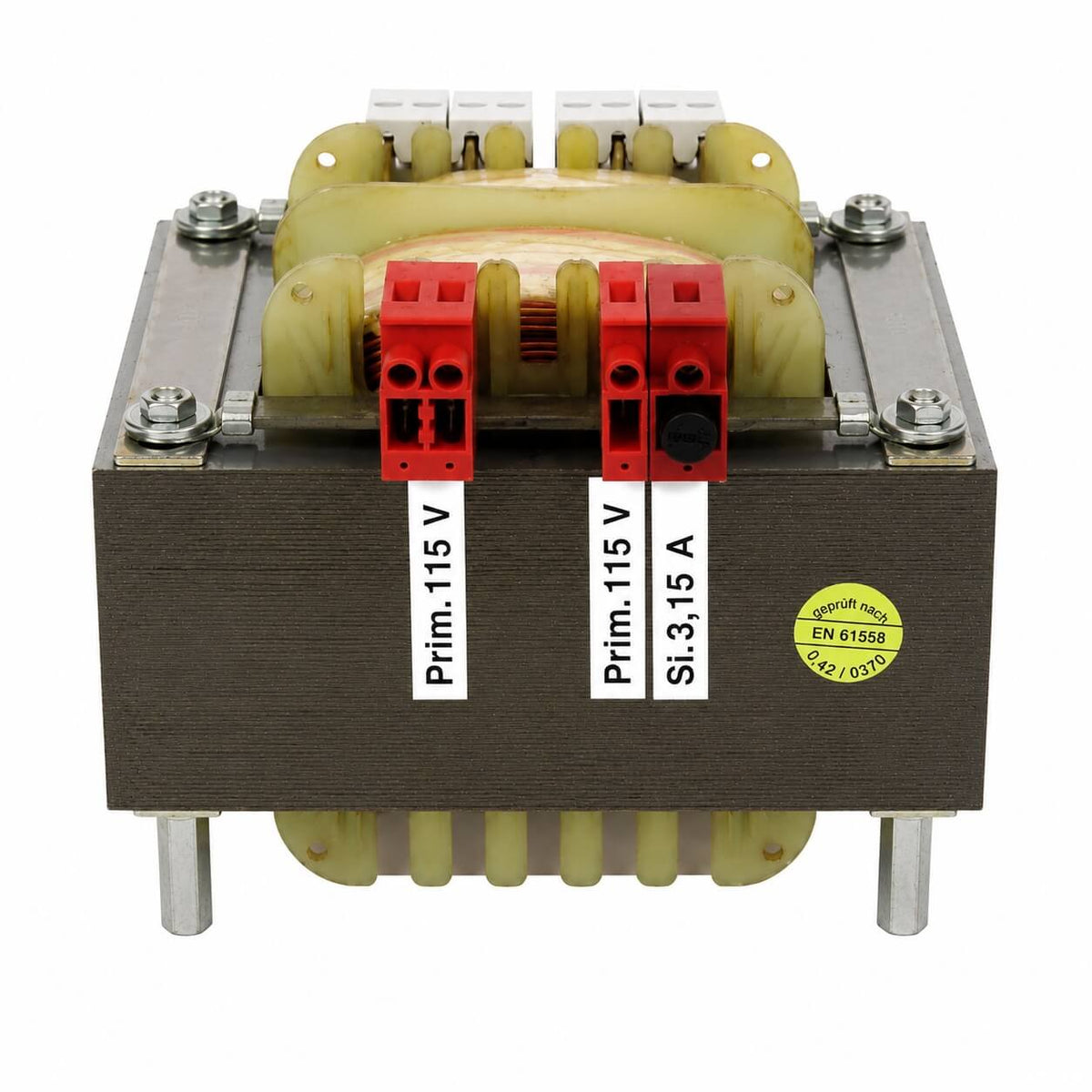 Safety isolating transformer – Primary 115 V – Secondary 2 × 12.6 V   T8/97