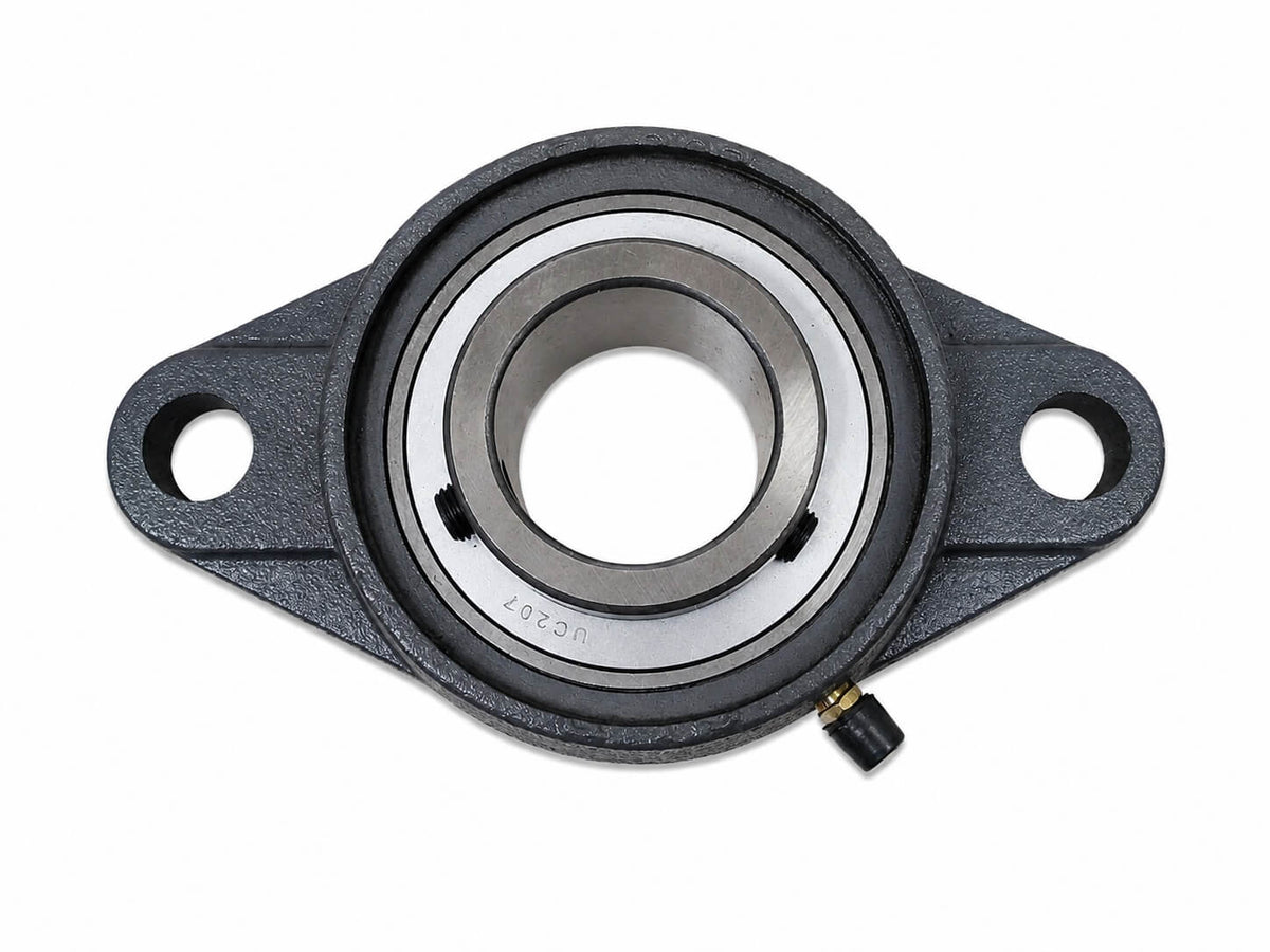 SLB flange bearing with insert bearing UC 207 – steel – 35 mm K17/212