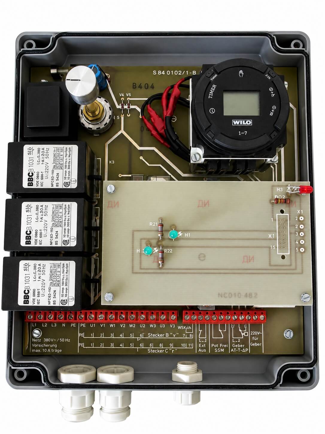 Wilo Schaltkasten S2R 2,5 – 501729296 – 3x380 V – 2,5 kW  S13/341