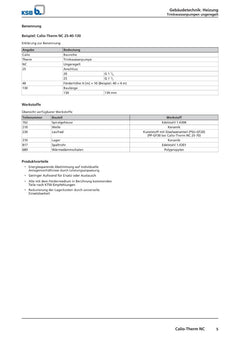 KSB CALIO-THERM NC 20-15 Hocheffiziente Trinkwasserpumpe 1x230V RP 3/4 G 1 1/4 150 mm PK25/290