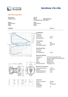 KSB Calio 30-100 Nassläuferpumpe 1x230V 180 mm PK25/214