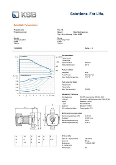 KSB Calio 30-80 Nassläuferpumpe 1x230V 180 mm PK25/213