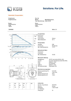 KSB Calio 32-100 Nassläuferpumpe 1x230V 220 mm PK25/219