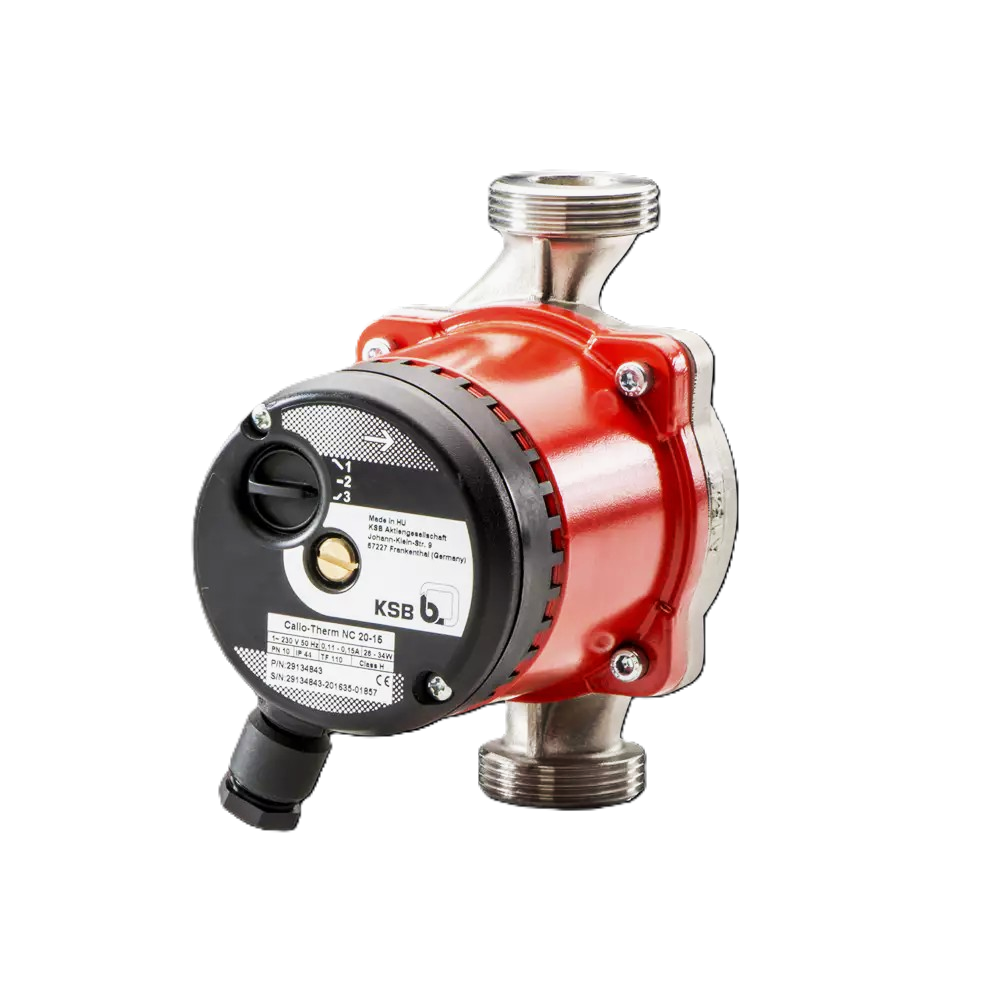 KSB CALIO-THERM NC 20-15 Hocheffiziente Trinkwasserpumpe 1x230V RP 3/4 G 1 1/4 150 mm PK25/290