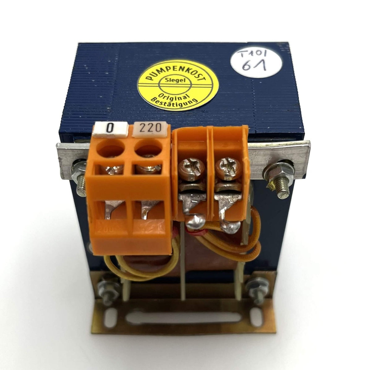 Euler u. Dankof Trafo NT 30 pri 220V 0,18 VA sek 35V 0,86 VA 30 VA Transformator T10/61