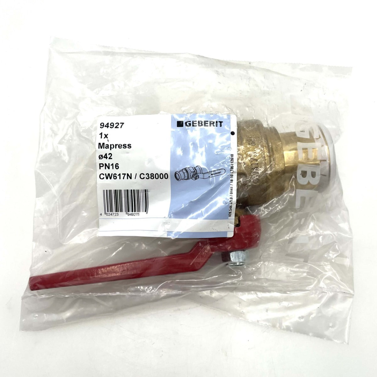 Geberit Mapress 94927 d 42mm Kugelhahn PN16 Ventil S12/298
