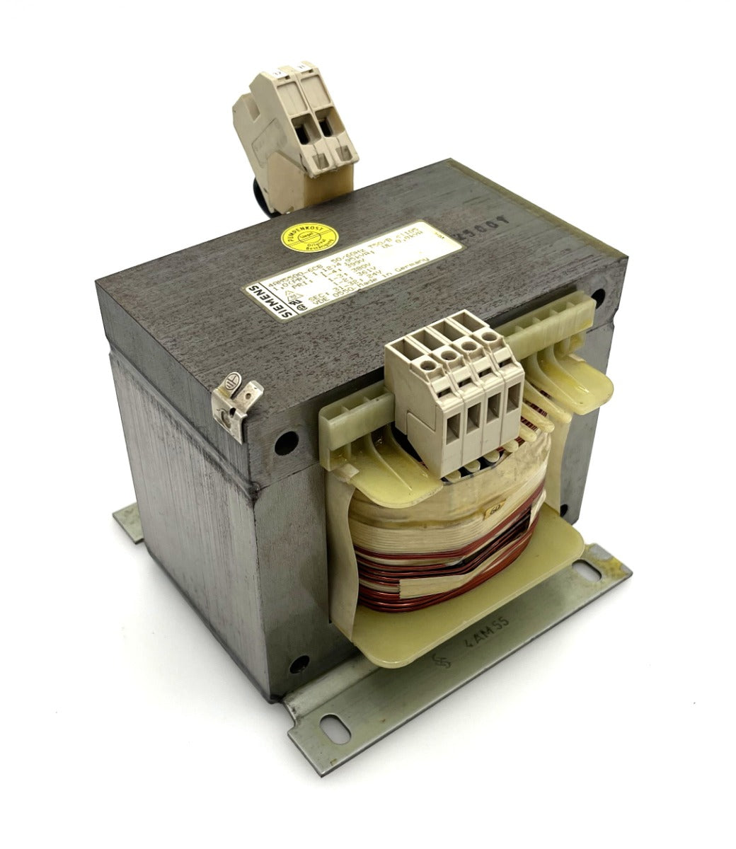 Transformator Siemens 4AM5500-6CB Trafo pri.399/380/361V  sek.24V  800VA  T9/1011