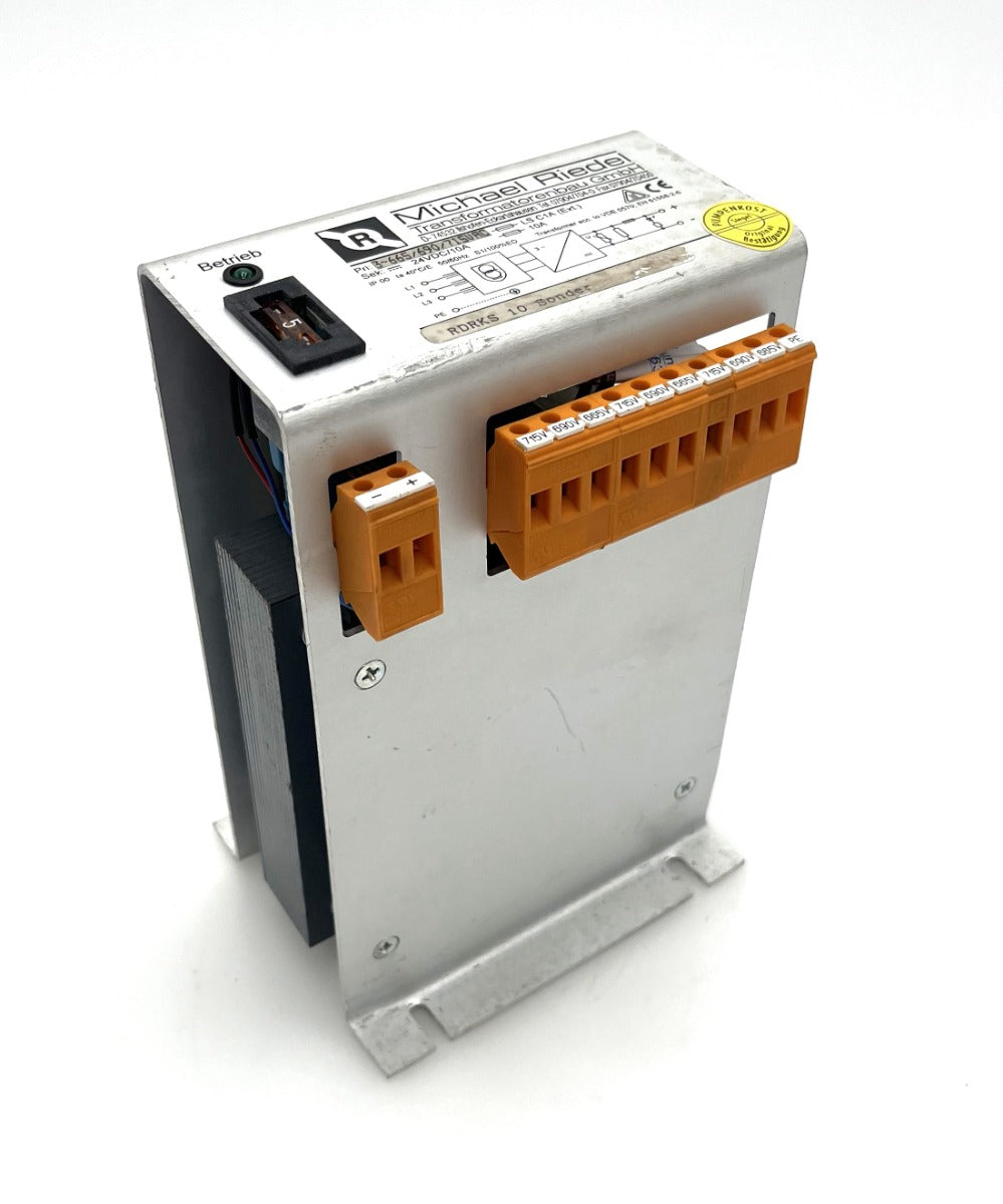 Trafo Michael Riedl RDRKS 10 Sondertrafo  pri.3x665/690/715 V  sek.24 V DC  T9/1018