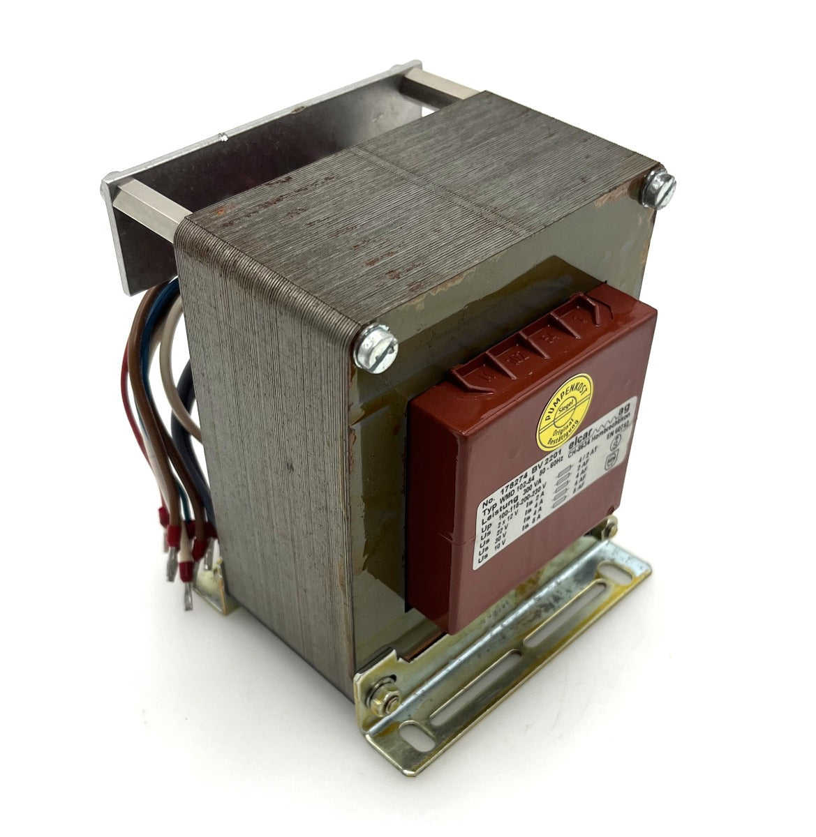 elcar Transformator  WMD 102-54  Trafo  pri.100-230 V  sek.10-30V/2x12V  T9/1020