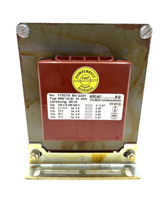 elcar Transformator  WMD 102-54  Trafo  pri.100-230 V  sek.10-30V/2x12V  T9/1020