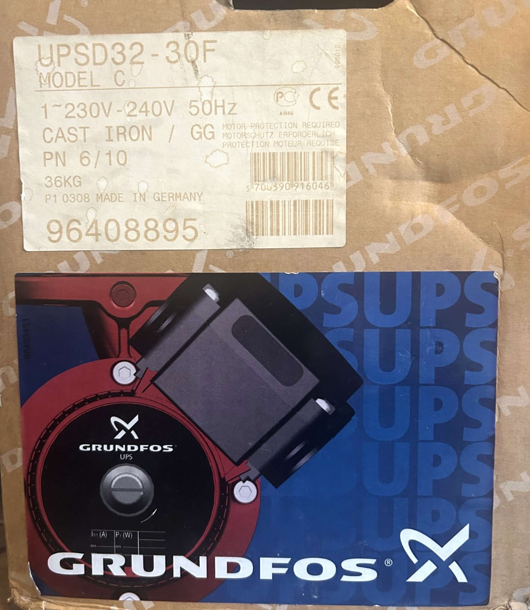 Grundfos UPSD 32-30/ F 220mm 1x230V Model C Heizungspumpe Umwälzpumpe P10/180
