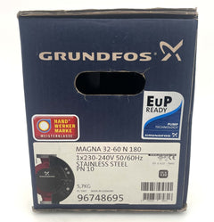 Grundfos MAGNA 32-60 N 180 Trinkwasser Zirkulationspumpe 1x230V 180mm P13/1202