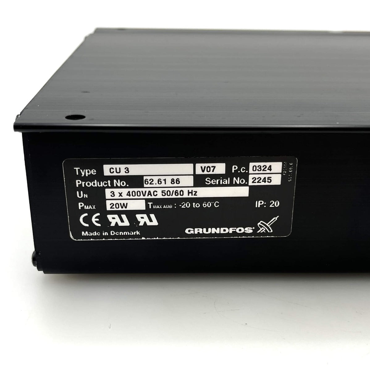 Grundfos CU 3 V07 Pumpensteuerung Kontrolleinheit 626186 3x400V Steuerung S13/361