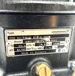 Grundfos TPE 50-190/2 A-F-A-GQQE Trockenläuferpumpe Energiesparpumpe P25/16