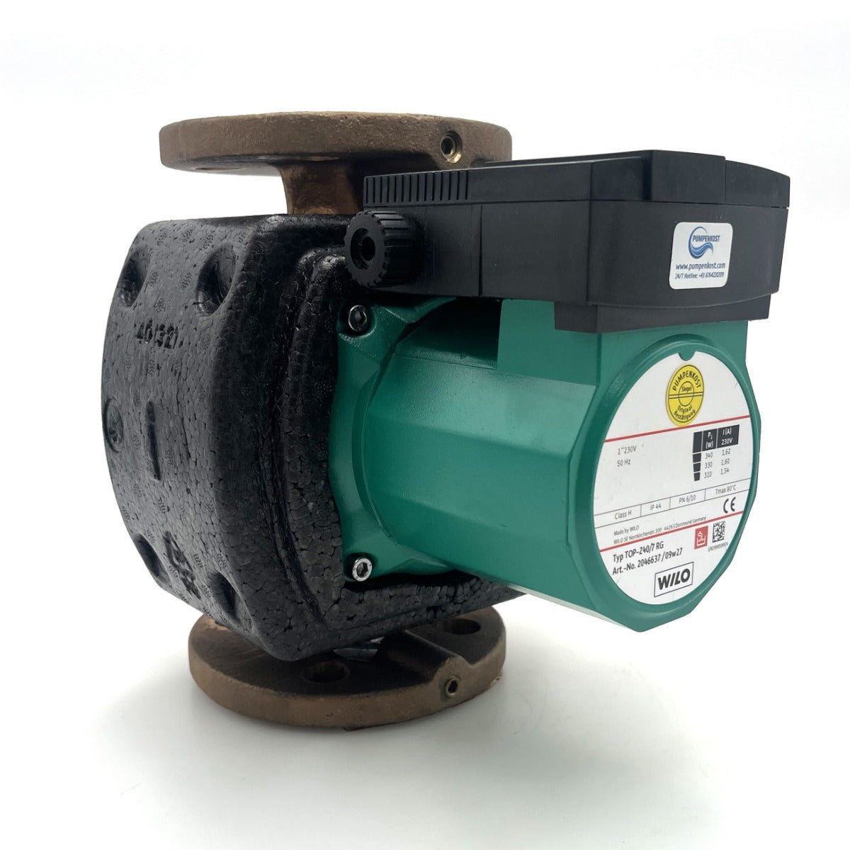 Wilo TOP Z 40/7 RG Zirkulationspumpe für Trinkwasser – Umwälzpumpe 1x230V 250mm P23/7