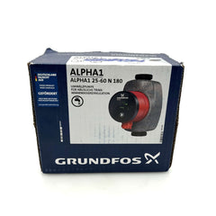 Grundfos Alpha1 25-60 N 180 Zirkulationspumpe 1x230V Heizungspumpe P25/40