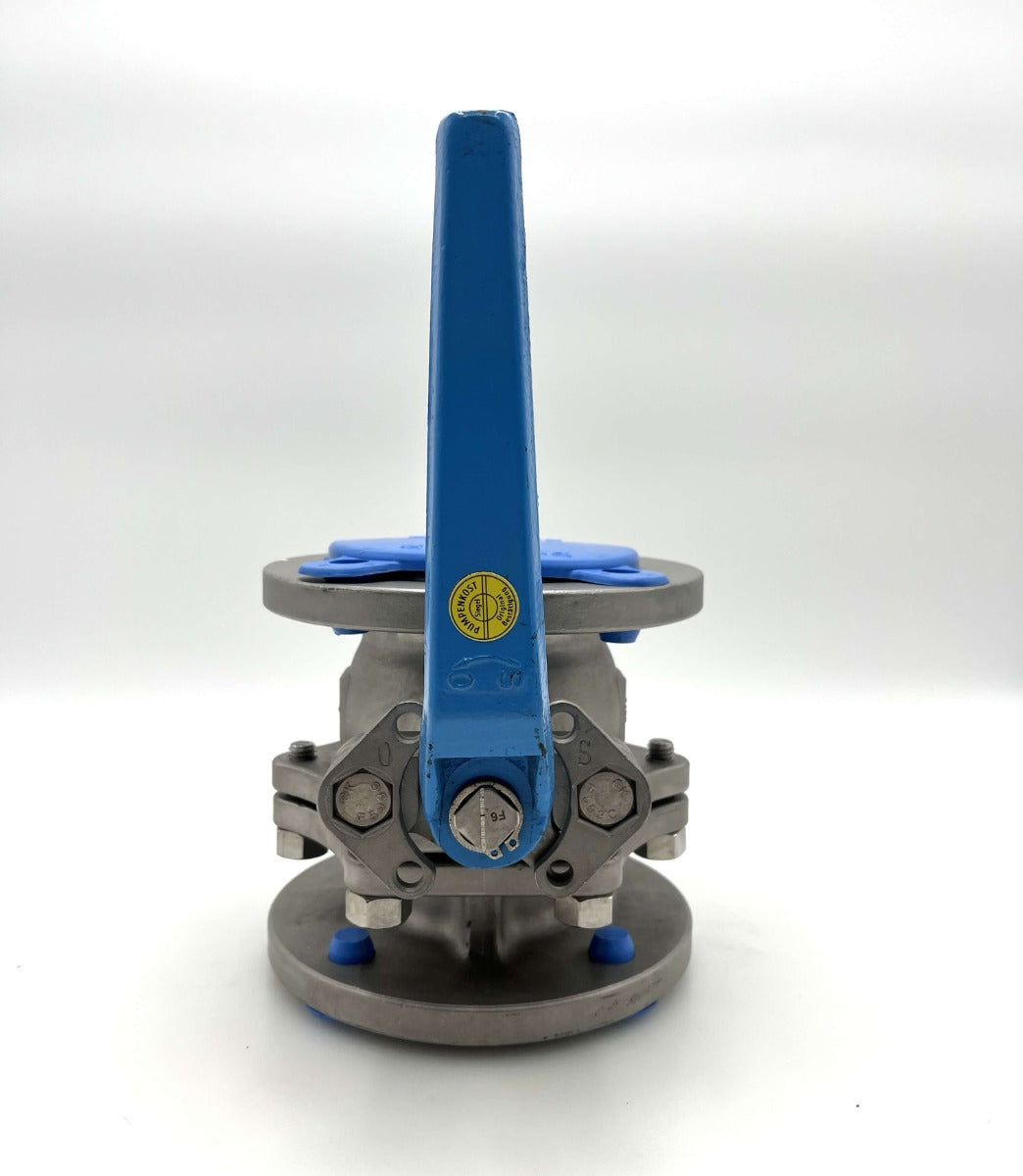 MD Flanschkugelhahn Absperrhahn Absperrventil Edelstahl VA 1.4408 DN 65 PN16 P14/774