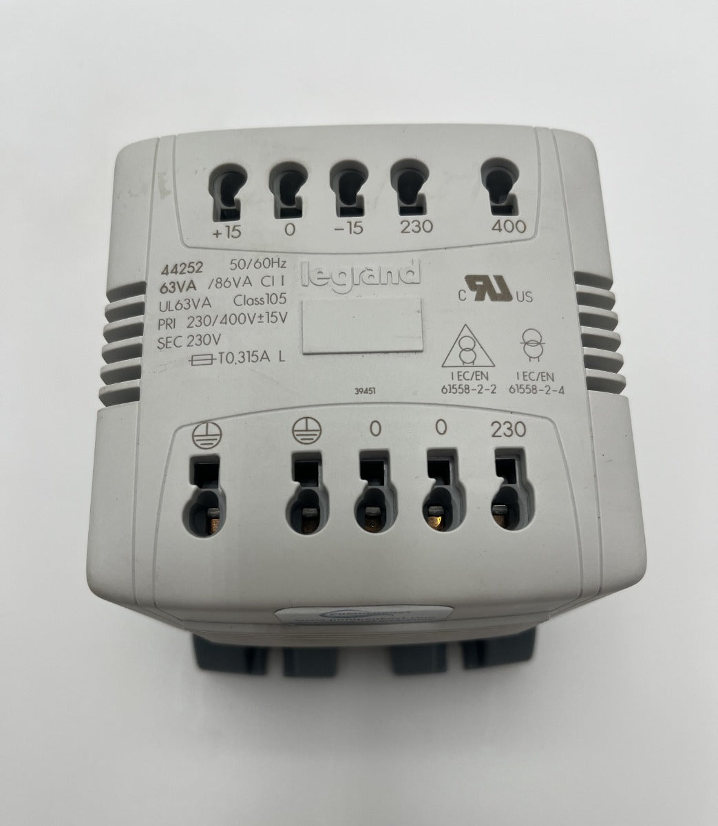 Legrad 44252 Trafo  pri 230V / 400 V sec 230 V  63 VA   T10/1