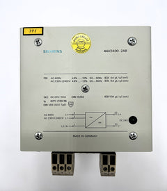 Siemens 4AV2400-2AB Trafo  pri 400V / 230V sec 24V DC  T10/106