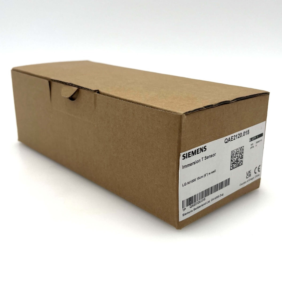 Siemens Tauchtemperaturfühler QAE2120.015 LG-Ni1000 150 mm P26/15