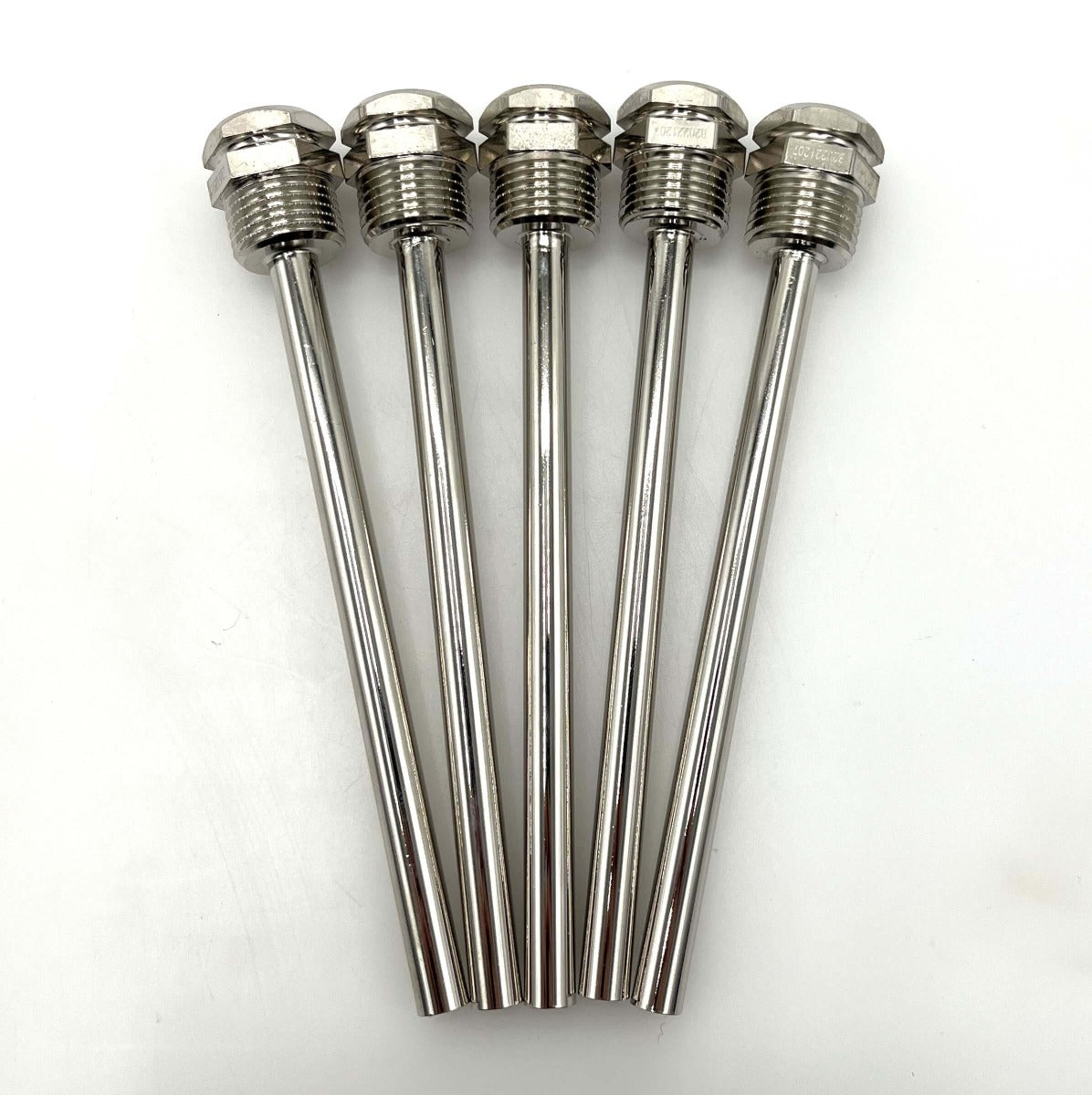 5x Schutzrohr für Siemens Tauchtemperaturfühler QAE2120.015 G ½ A 150mm P26/16 