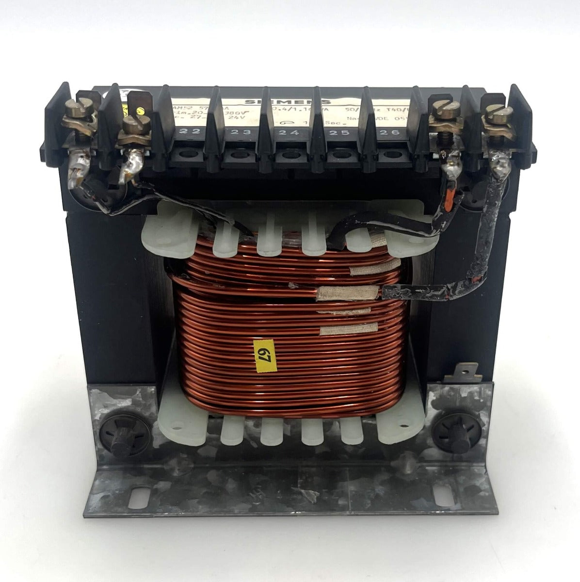 SIEMENS Trafo 4AM52 57-2AA 380V → 24V 400VA Transformator T9/131