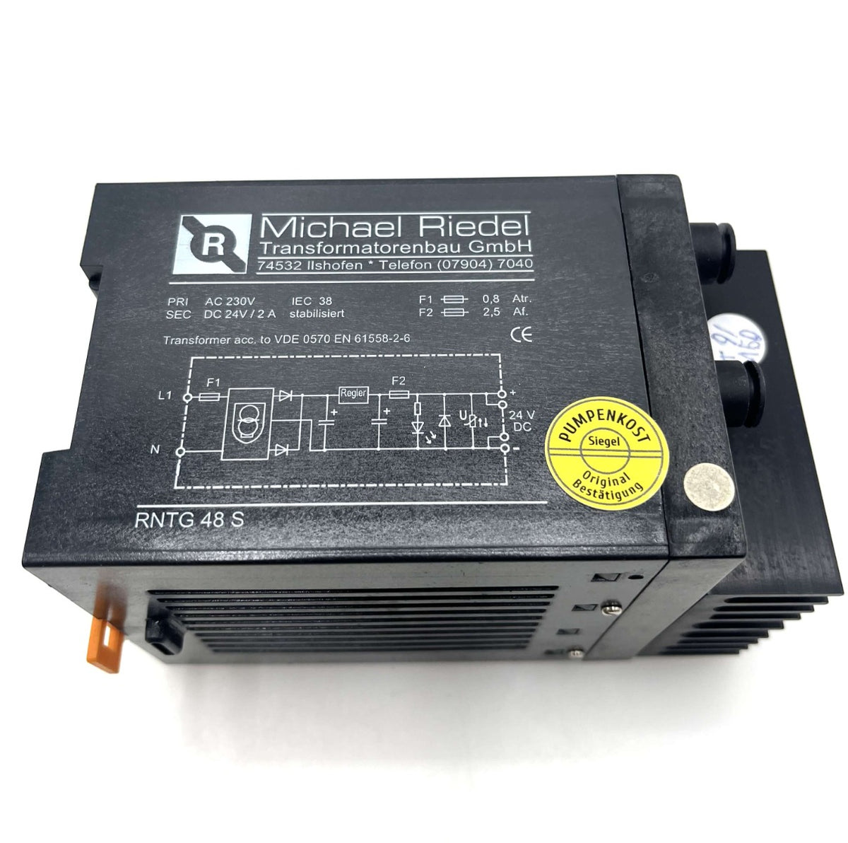 Riedel RNTG 48S Trafo 230V AC → 24V DC 2A stabilisiert Transformator T9/150