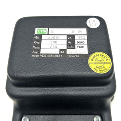TTH EVGTP Transformator 230V → 230V 150VA Sicherheitstrenntrafo IP54  T9/165
