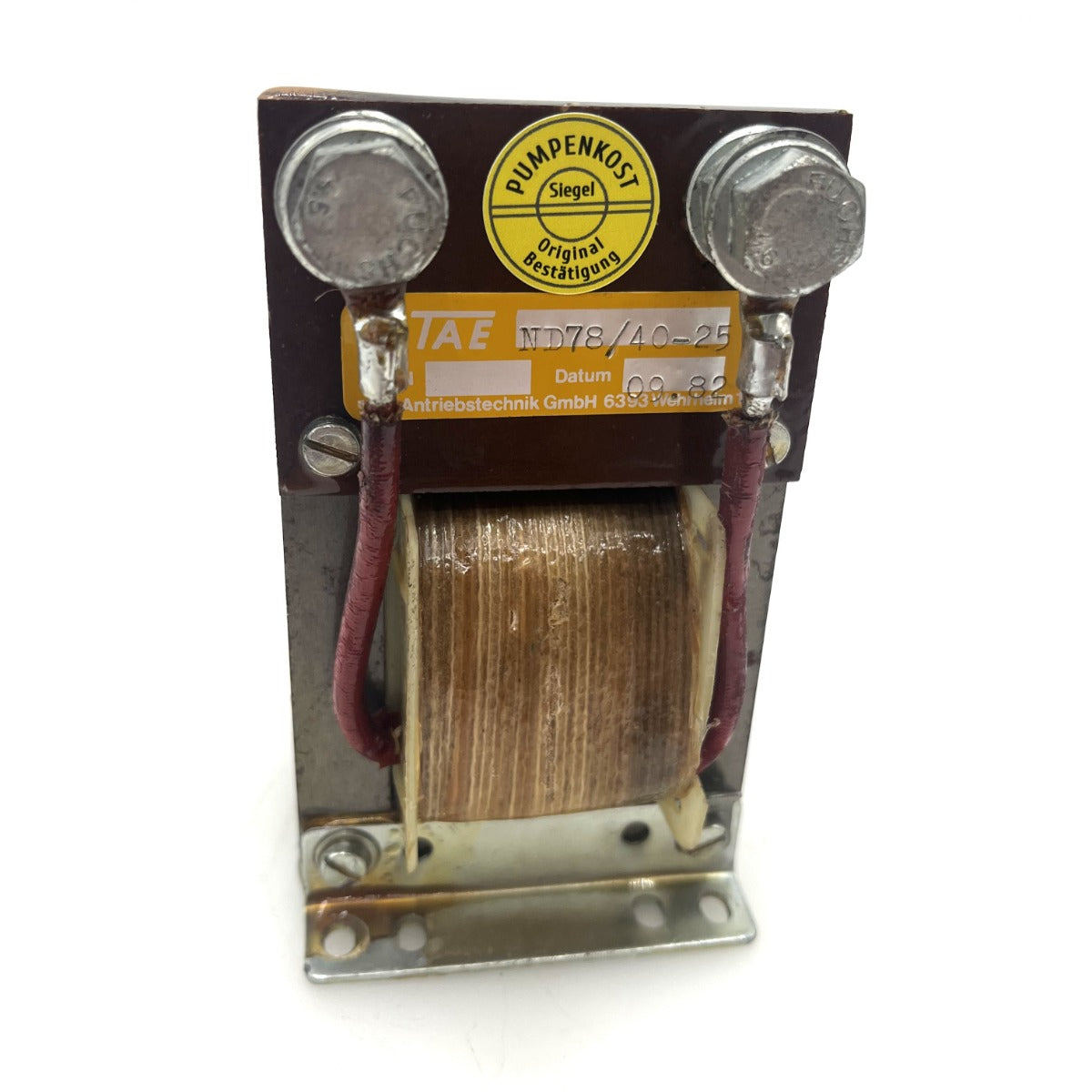 Trafo Fabrikat TAE ND 78 / 40 - 25  Drossel Strombegrenzer T9/1085