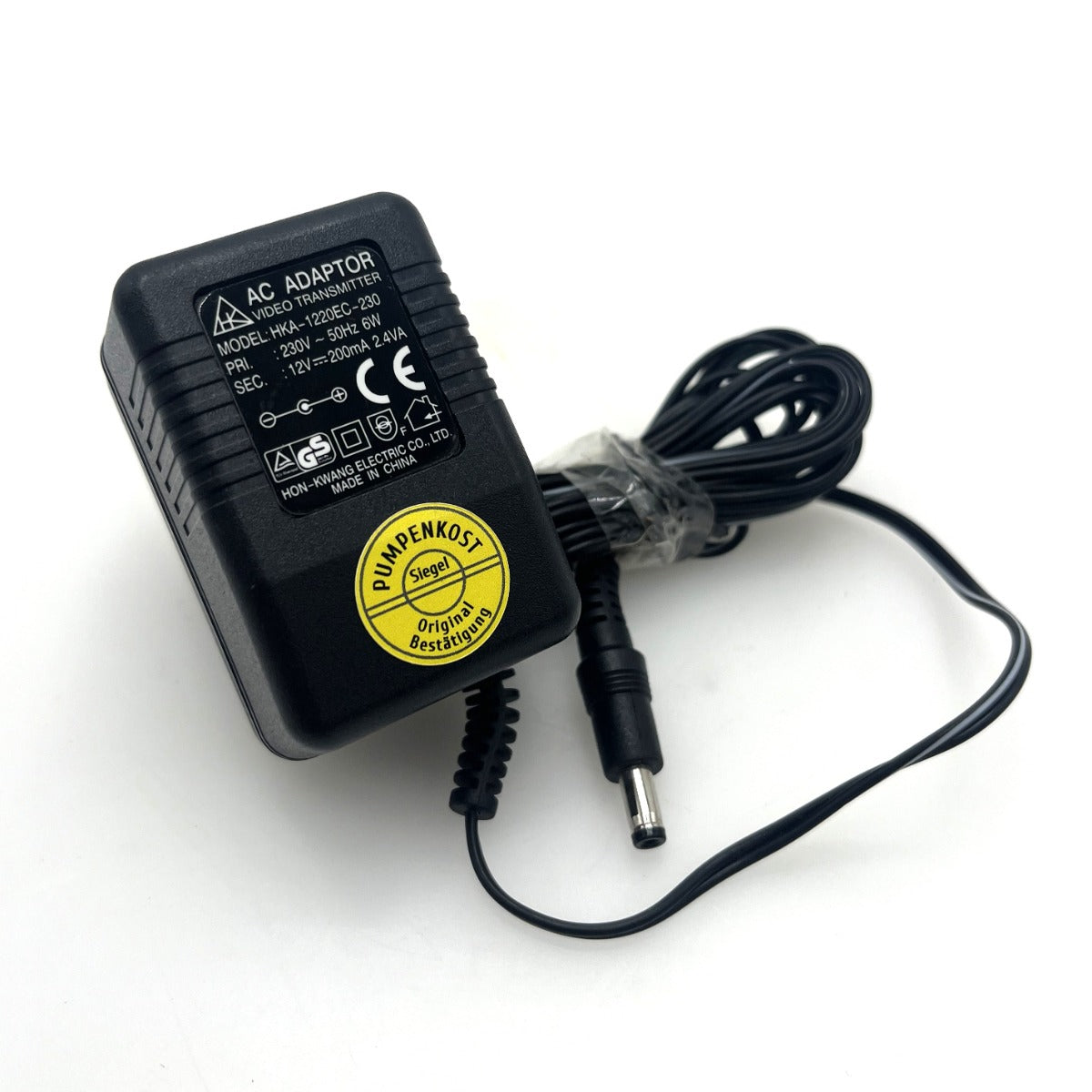 Netzteil Video AC Adapter HKA-1220 EC-230 pri 230 V sek 12 V 2,4 VA T9/1099