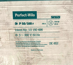 Wilo P 50/160r 3x400V Heizungspumpe 340mm Umwälzpumpe P14/309