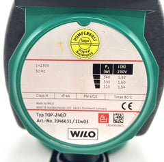 Wilo TOP-S 40/7 Brauchwasserpumpe 1x230V Umwälzpumpe 250mm P14/612