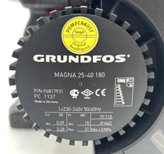 Grundfos Magna 25-40 180 1x230V Heizungspumpe Energiesparpumpe  P16/263