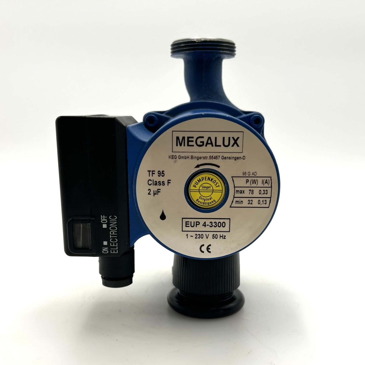 Megalux EUP 4-3300 Heizungspumpe 1x230 V Umwälzpumpe UPS 25-60 P8/754