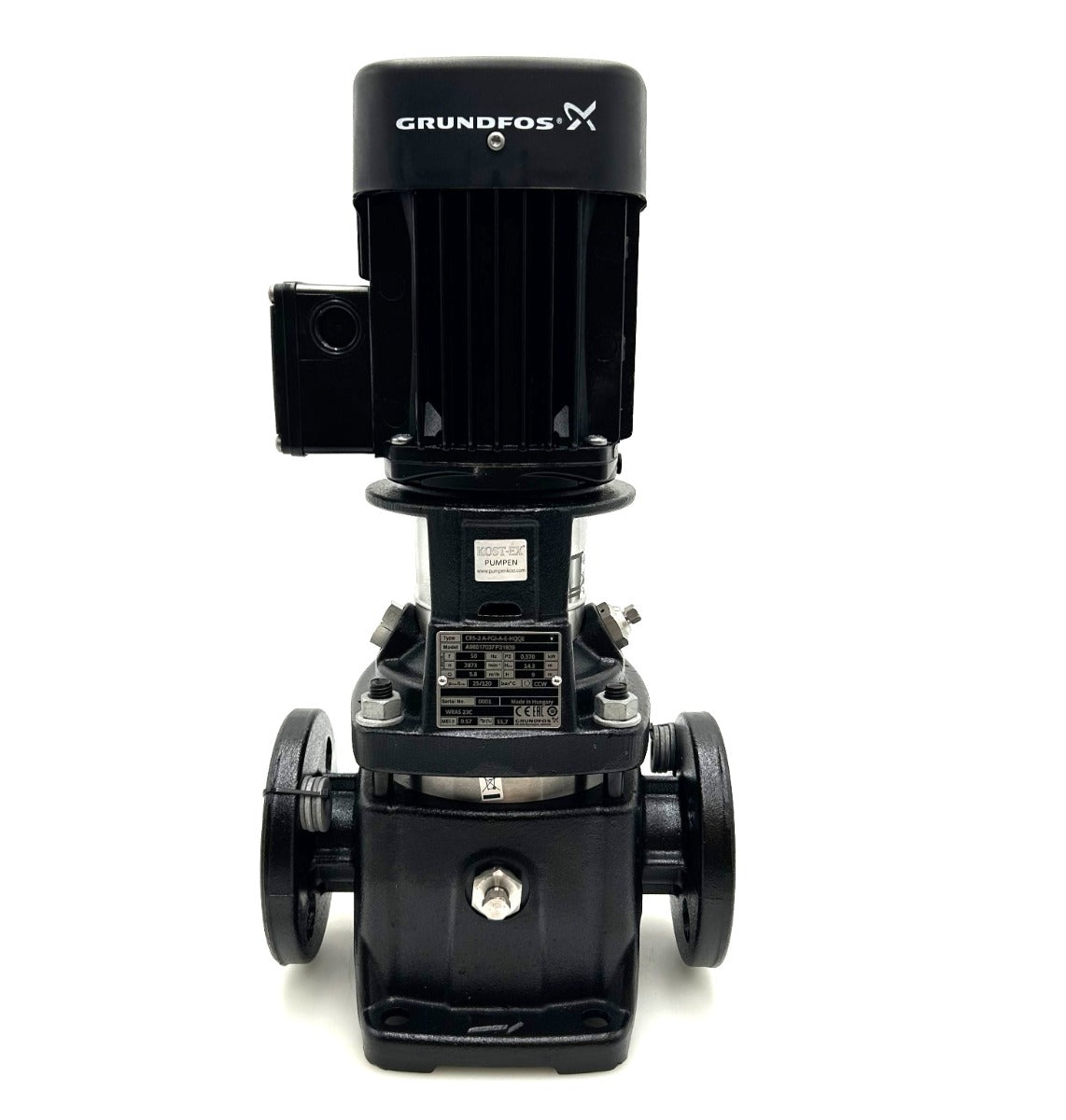 Grundfos CR 5-2 A-FGJ-A-E-HQQE Druckerhöhungspumpe 3x400V 0,37 kW P21/14