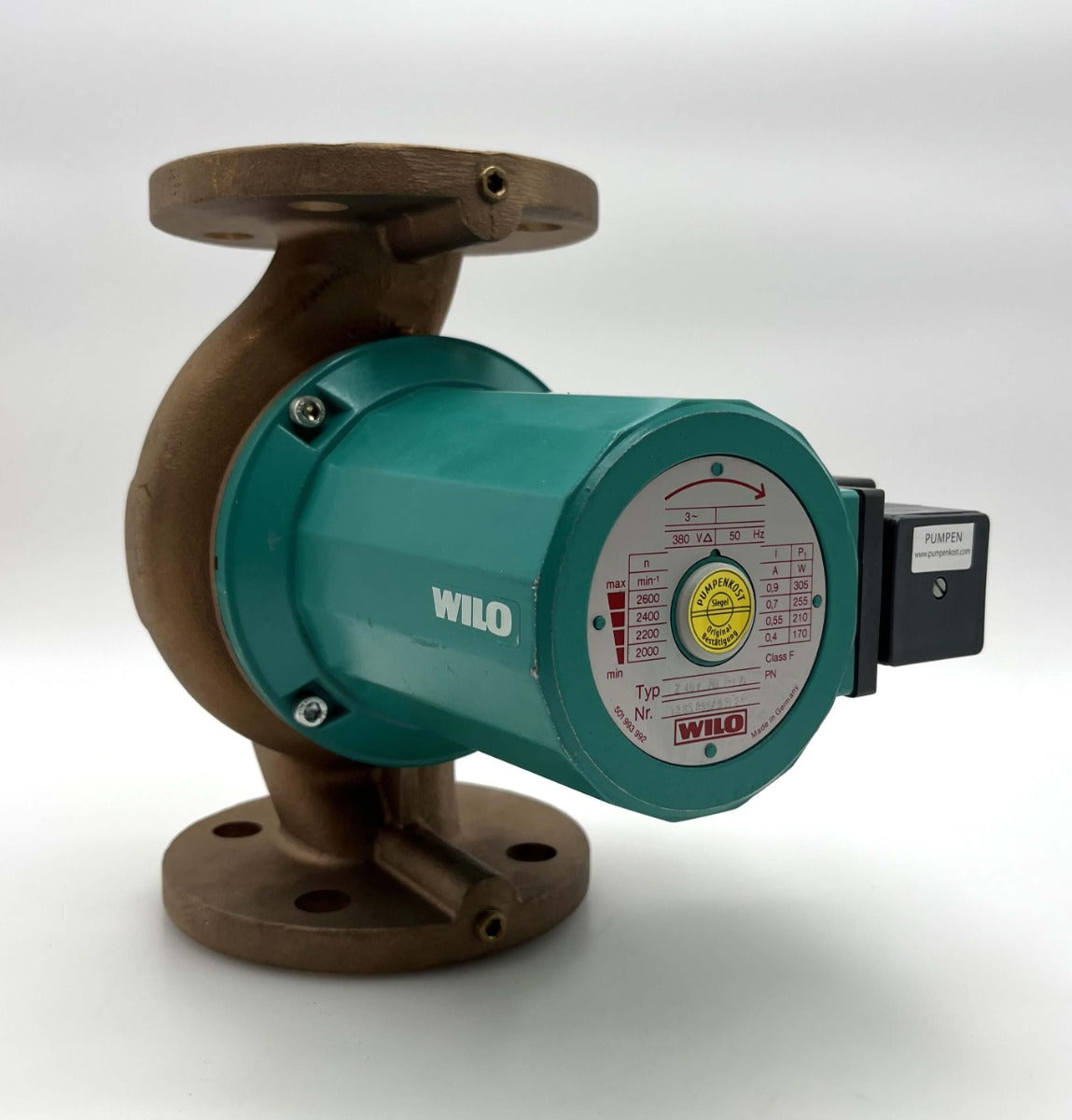WILO Z 40 r RG 250 Zirkulations- Brauchwasserpumpe 3x400V P9/282