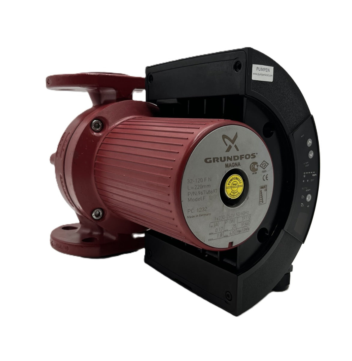 Grundfos Magna 32-120 F N Zirkulationspumpe 230V Trinkwasserpumpe 220mm Heizungspumpe P15/99
