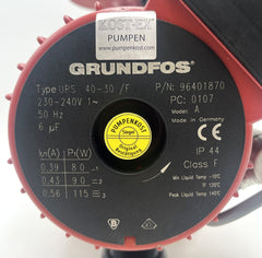 Grundfos UPS 40-30/F Model A Heizungs- Umwälzpumpe  P13/481