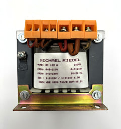 Michael Riedel EI 105 A Trafo pri. 210 220 230V sec. 20 24V 200VA   T10/145