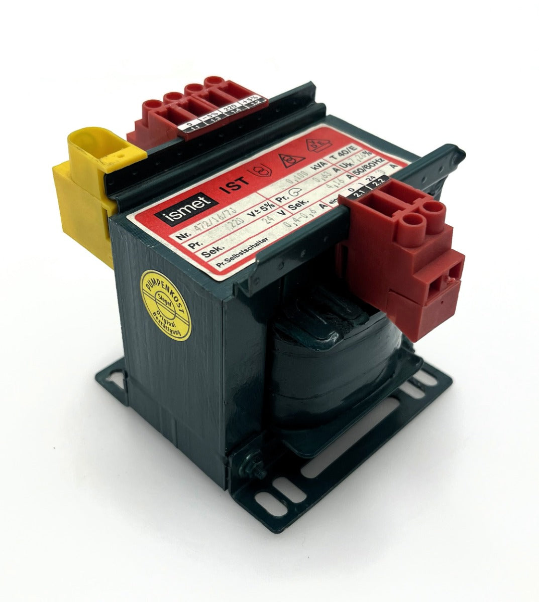 ISMET 472/16/7J Trafo pri. 220V sec. 24V 100VA   T10/157