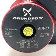 Grundfos UMC 40-30 Heizungspumpe 3x400V Pumpenmotor Umwälzpumpe P19/25