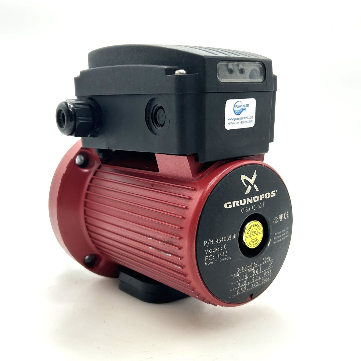 Grundfos UPSD 40-30 F Heizungspumpe 3x400V Pumpenkopf UPS 40-30 F Umwälzpumpe P19/20